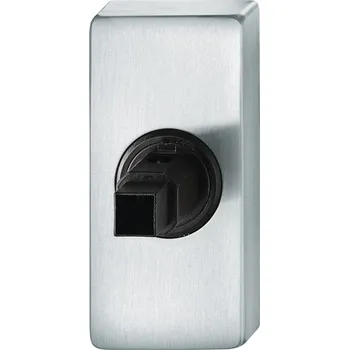 Okenní klika Konstrukce okenní kličky FSB, obdélník Nerez kartáčovaná, Malá rozeta 62 x 27 mm