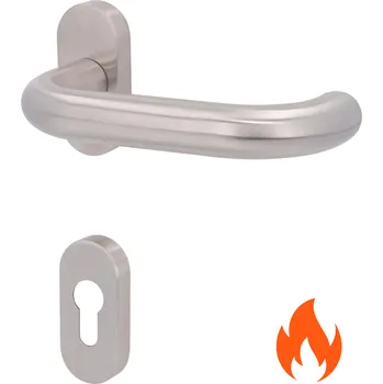 Dveřní kování Klika s úzkou rozetou Südmetall Paula III-R, 22 mm, TopSpeed, požární Klika/klika