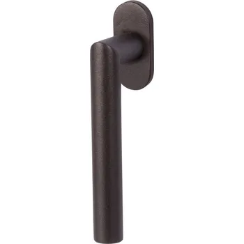 Okenní klika Okenní klika Ronny II Flat Oval, černá ocel 7 x 7 x 40 mm