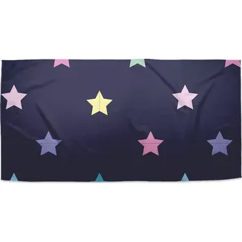 Osuška Sablio Ručník Hvězdy na modré - 50x100 cm