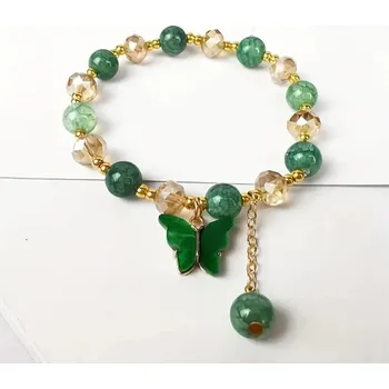 Náramek Elegantní náramky „Motýlí vánek“ Barva: Bílá