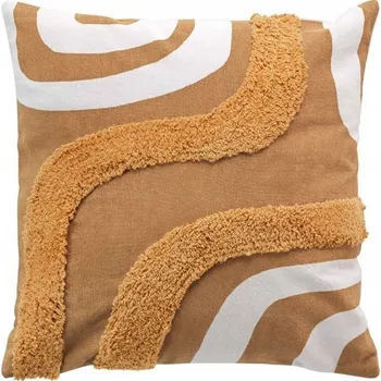 Dekorativní polštářek POVLEČENÍ NA DEKORAČNÍ POLŠTÁŘEK žluté VZOR 40x40