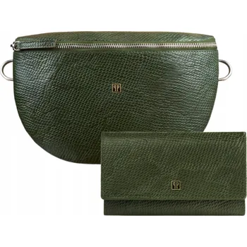 Paolo Peruzzi peněženka z pravé kůže zelená - dámská