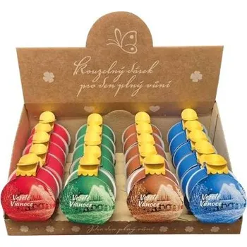 Vánoční dekorace KD Baňka BOX 24ks vánoční krajina MIX