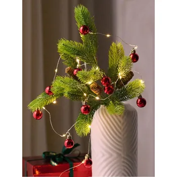 Vánoční dekorace Sinsay - Vánoční LED světýlka - červená - 611FS-33X - 611FS-33X-ONE