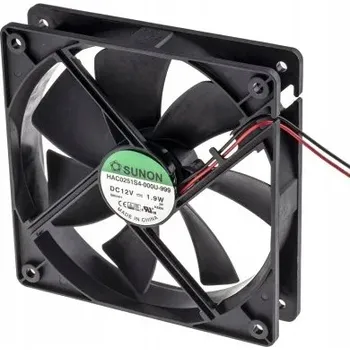 Domácí ventilátor Axiální ventilátor SUNON HAC0251S4-000U 120x120x25mm 12V DC 93,5 m3/h 29,6 dBA