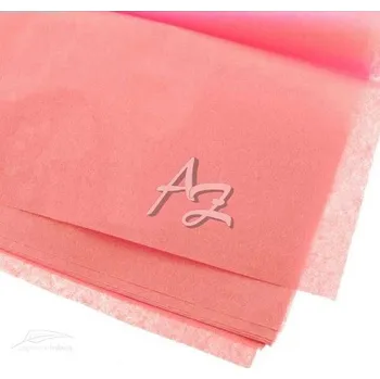 Balící papír papír hedvábný 65x50cm červený 10ks