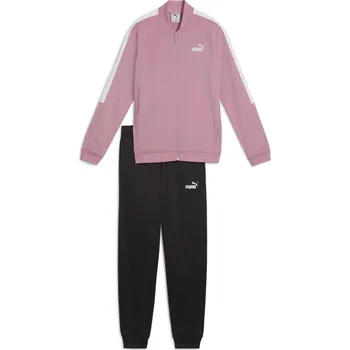 PUMA Dětská sportovní souprava s zipovou bundou a elastickými manžetami PUMA 7 LET FIALOVÁ|RŮŽOVÁ