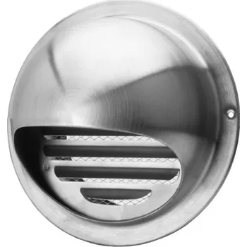 Větrací mřížka Nerezová ventilační mřížka SUVLA – stříbrná 70 mm