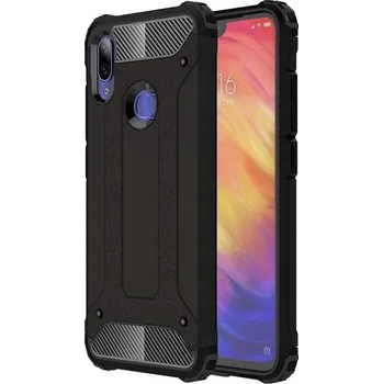 Pouzdro na mobilní telefon Zadní Kryt kryt Pskom pro Xiaomi Redmi Note 7 černý