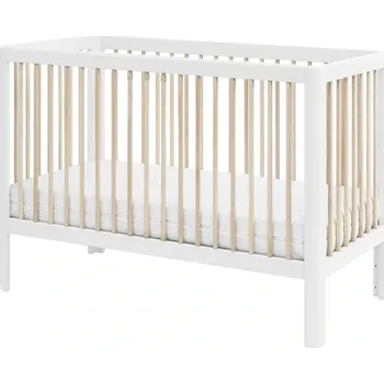 Dětská postýlka Dřevěná postýlka Pinio Pure 120 x 60 cm - bílá