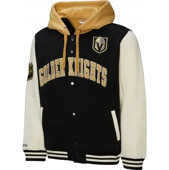 Pánská mikina Pánská mikina Vegas Golden Knights NHL Courtside Fleece Button Front Curren