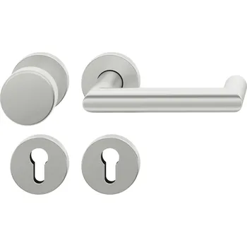 Dveřní kování Kování FSB 12 1016 ASL Eloxovaný hliník, klika / koule, Cylindrická vložka