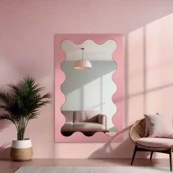 Zrcadlo Nepravidelné zrcadlo s rámem z MDF - BLOBS PRISM