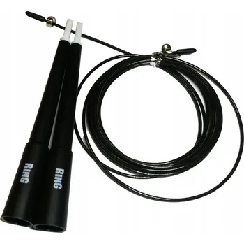 Švihadlo Plastový Ring Švihadlo 300 cm černý