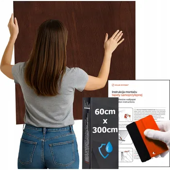 Tapeta Tapeta Samolepicí Voděodolná Do Kuchyně Na Zeď Nábytek Červené Dřevo