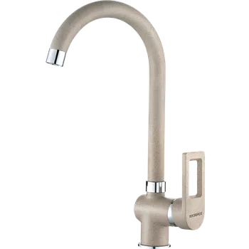 Vodovodní baterie Kuchinox Dřezová baterie Kasja s otočným raménkem - BKN_468D, béžová granit