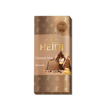 Čokoláda Heidi Caramel Nuts Almonds 80g