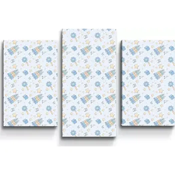 Obraz Sablio Obraz - 3-dílný Zvonkohra - 75x50 cm