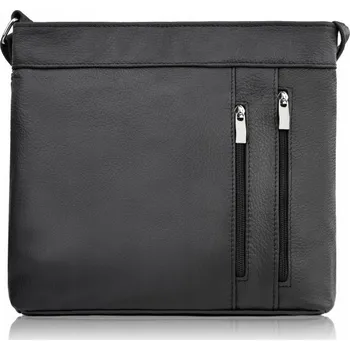 Kabelka Abruzzo kabelka přes rameno přírodní kůže černá