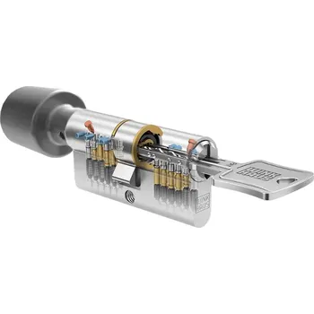 Vložka do dveří Cylindrická vložka 4. bezpečnostní třída ONT s knoflíkem Winkhaus 30+35