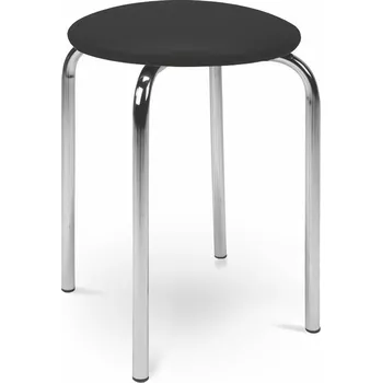 Stolička Chromovaná stolička do jídelny Chico - Halmar Černá 41x47,5 cm