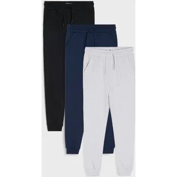 Dětská móda Sinsay - Sada 3 kalhot joggers - námořnická modrá - 430DN-59X - 430DN-59X-170