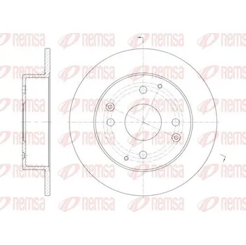 Brzdový kotouč Brzdový kotouč REMSA 61156.00