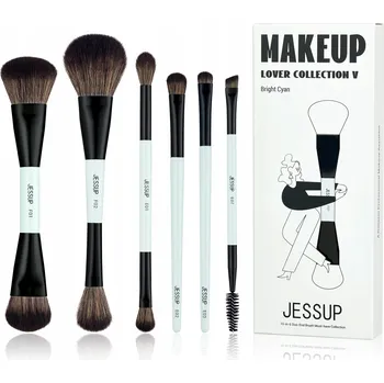 Kosmetický štětec Sada štětců na make-up JESSUP Duo-End Brush T501, 6 ks