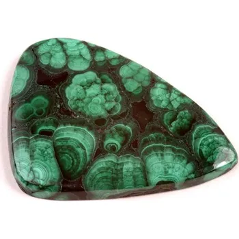 Sběratelství Kabošon Malachite č.7273 (39x28x4mm)