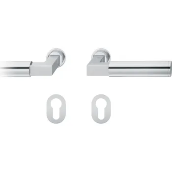 Dveřní kování FSB 15 1102 Plug-in Nerez kartáčovaná, Cylindrická vložka
