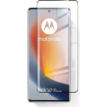 Picasee 3D ochranné tvrzené sklo s rámečkem pro Motorola Edge 50 Fusion - černé