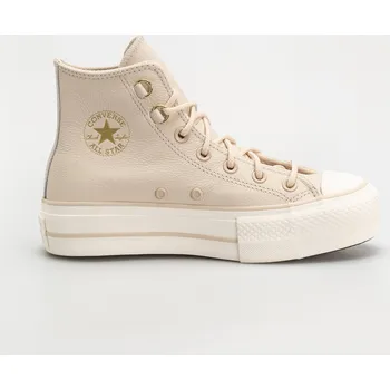 Dámská běžecká obuv Converse Chuck Taylor All Star Lift Hi (light dune/light dune/egret) 37.5, béžová