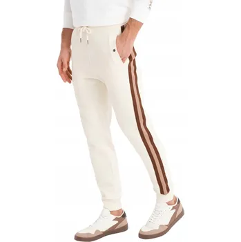 Ombre pánské tepláky OM-PASK-0258 béžové, velikost L