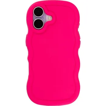 Pouzdro na mobilní telefon Vlnkovaný růžový kryt pro iPhone 17