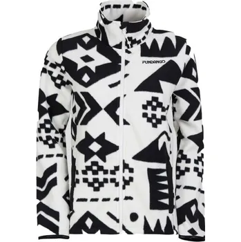 Dámská mikina Dámská fleecová mikina FUNDANGO SERENA M Bílá, Černá