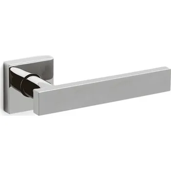 Dveřní kování OLIVARI Blade Chrom leštěný, Bez rozety/otvoru pro klíč