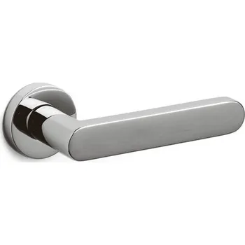 Dveřní kování OLIVARI Link Chrom leštěný, Bez rozety/otvoru pro klíč