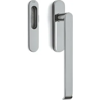 Okenní klika Klika pro HS portály Olivari Beta Chrom leštěný, Bez zamykání, vnější strana s mušlí