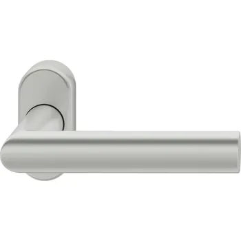 Dveřní kování FSB 09 1108, klika na úzké rozetě Eloxovaný hliník