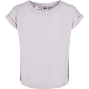 Urban Classics Dívčí oversize tričko se spadlými rameny Barva: fialová světlá, Velikost: 146/152