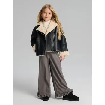 Sinsay - Kalhoty wide leg - šedá - 675AV-90X - 675AV-90X-110