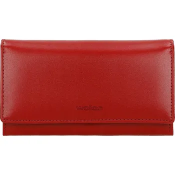 Peněženka Wojas peněženka z pravé lícové kůže červená - dámská