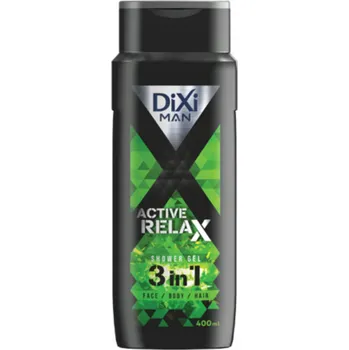 Sprchový gel Dixi Men 3v1 Active Relax sprchový gel pro muže 400 ml