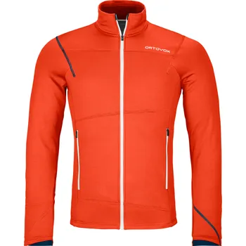 Pánská mikina Pánská Mikina Ortovox Fleece Light Jacket Men's Barva: Hot Orange, Velikost: M