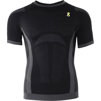 Pánské funkční triko Rilax Noah černé - krátký rukáv L/XL