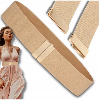 Opasek EdiBazzar pásek béžový - dámský