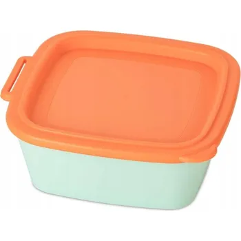 MISKA S VÍKEM ZELENÁ 750 ml, PLASTOVÁ 17x16,1x6 CM PRO SKLADOVÁNÍ