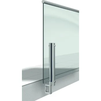 Zábradlí TWISTER - úchyt z boku 688 mm s vrtáním do skla