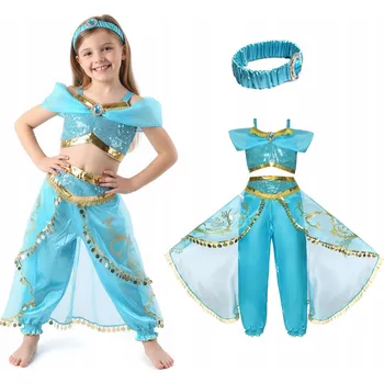 Karnevalový kostým Kostým JASMINA ALLADIN, kostým princezny Jasmíny, 8-9 let, velikost 128-134